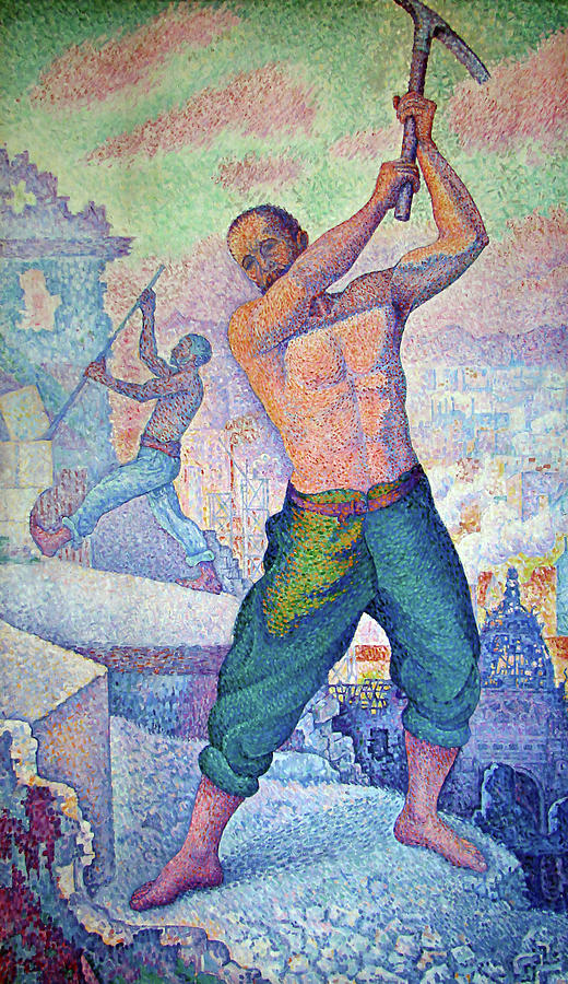 Paul Signac Painting - The Demolisher by Paul Signac by Mango Art