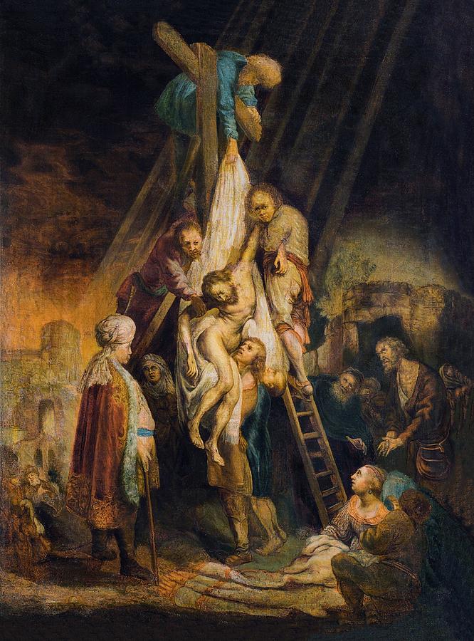 Christian Wilhelm Ernst Dietrich Painting - The Descent from the Cross  #1 by Christian Wilhelm Ernst Dietrich