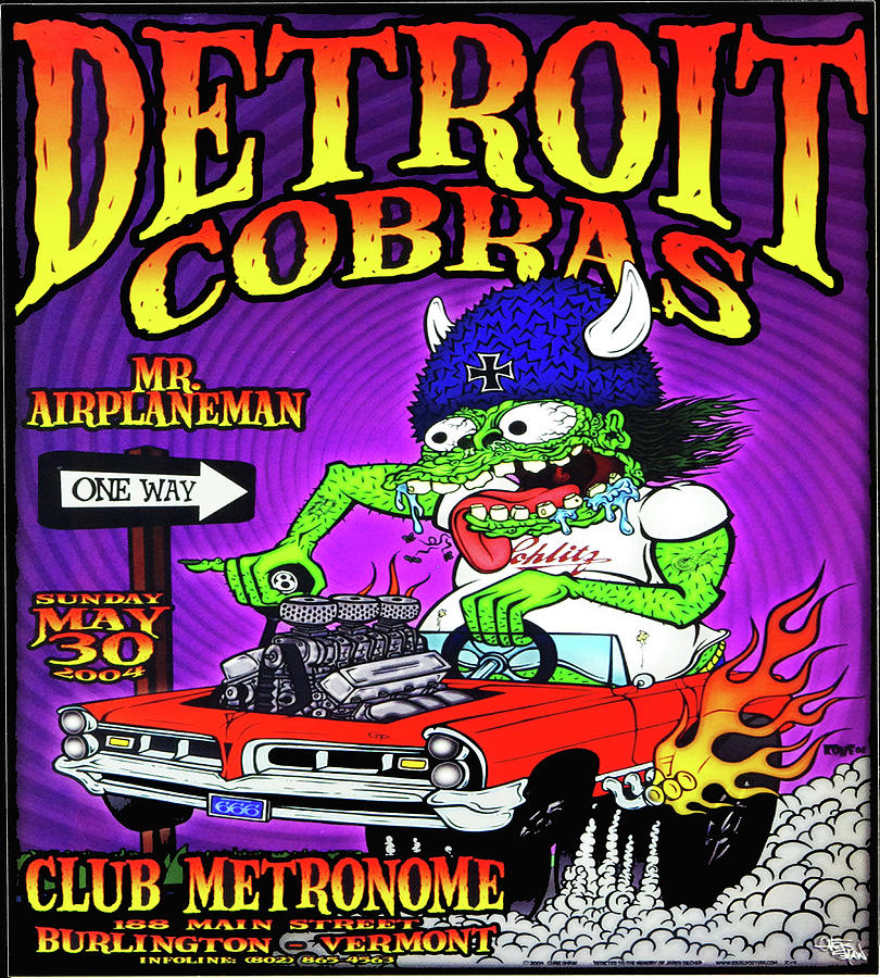 The Detroit Cobras Digital Art by Rock Ziemens Fine Art America