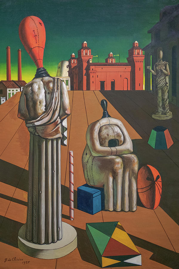 the Disquieting Muses Photograph by Giorgio de Chirico - Fine Art America