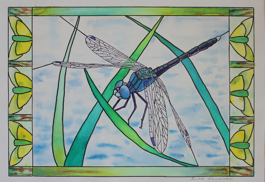 The Dragonfly Effect #2 Painting by Ruth Kamenev