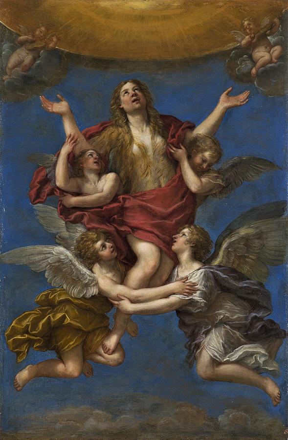 The Ecstasy of Mary Magdalene Painting by Francesco Albani