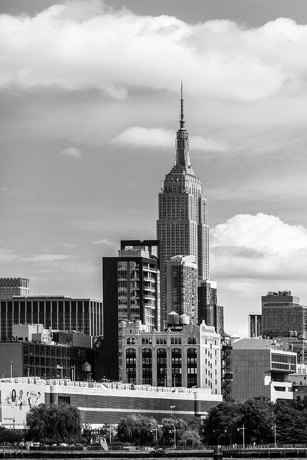 The Empire State Building In Black and White Photograph by Greg Mimbs