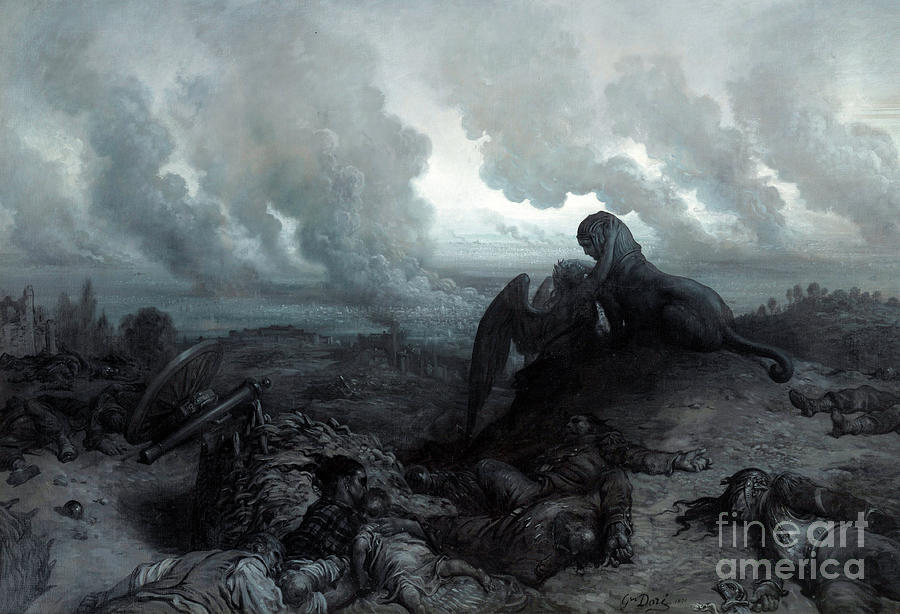 The Enigma, 1871 Painting by Gustave Dore - Pixels
