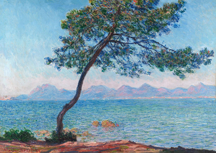 The Esterel Mountains By Claude Monet Painting