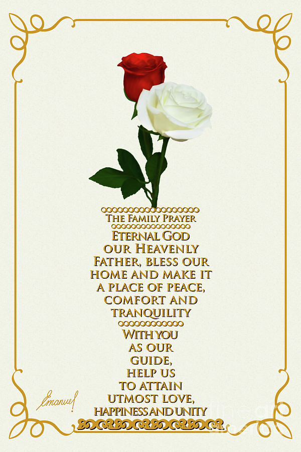 The Family Prayer Digital Art by Emanuel Asante The Family Prayer Digital Art by Emanuel Asante