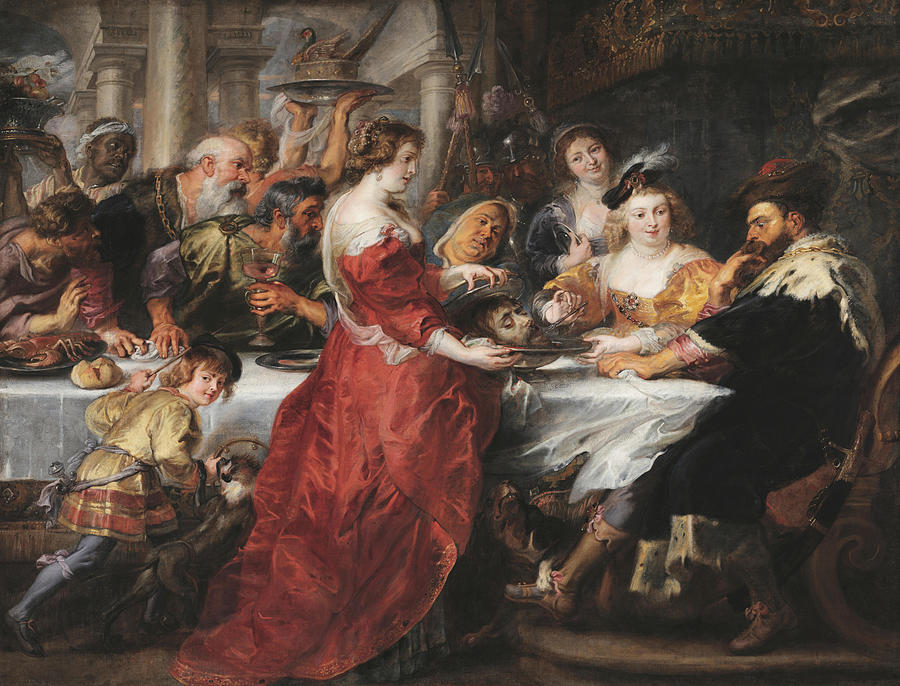 The Feast of Herod Painting by Peter Paul Rubens Fine Art America