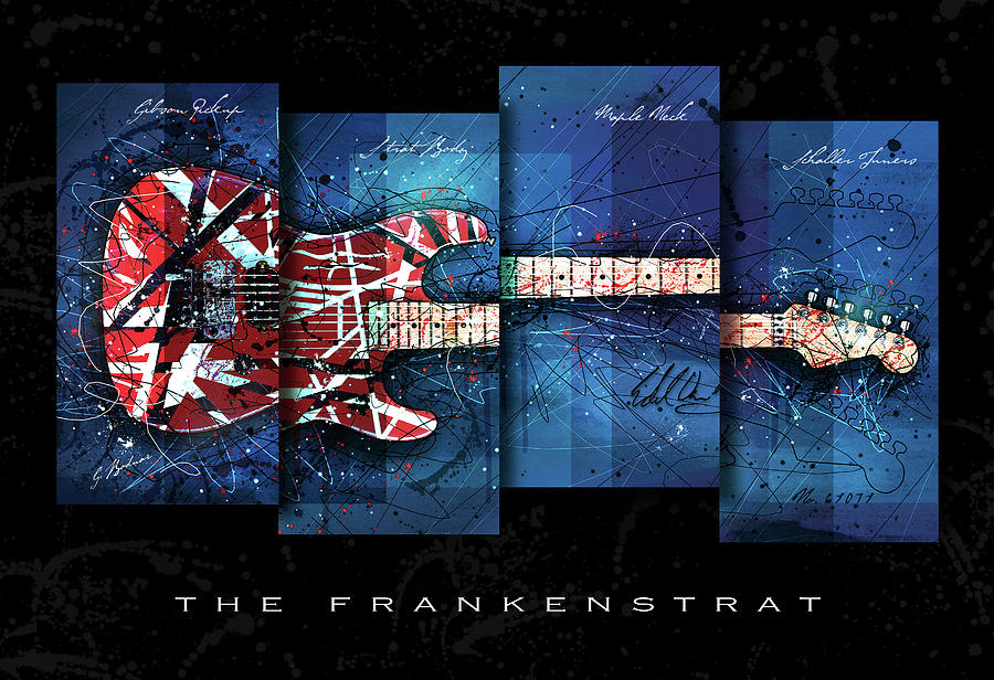 The Frankenstrat  #1 Digital Art by Gary Bodnar