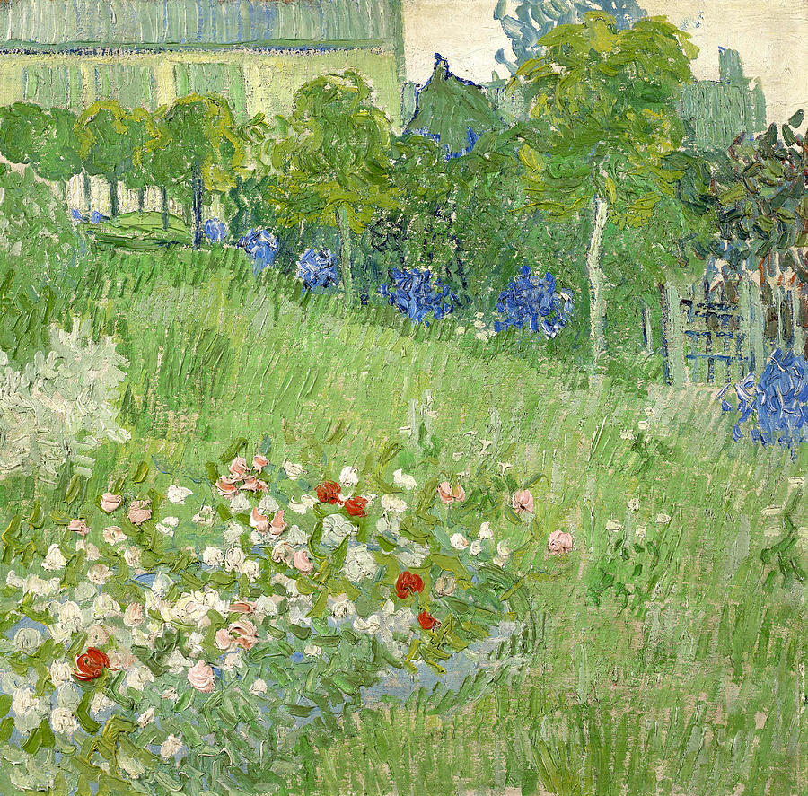 The Garden of Daubigny #2 Painting by Vincent van Gogh