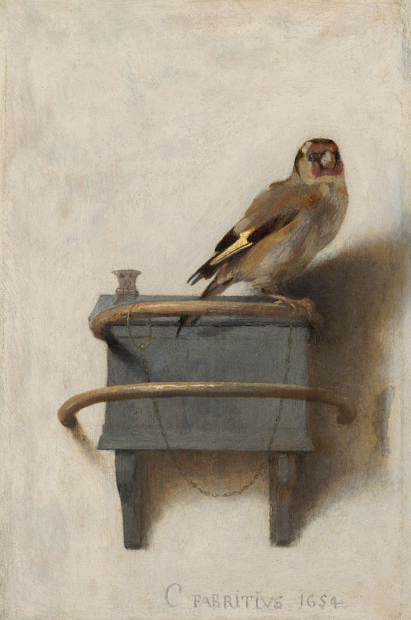 Carel Fabritius Painting - The Goldfinch  #1 by Carel Fabritius