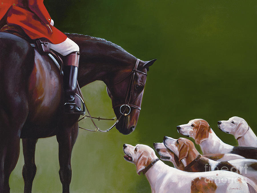 The Greeting Painting by Janet  Crawford