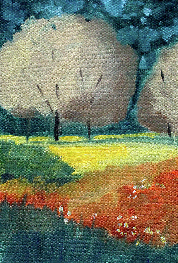 The Grove #1 Painting by Nancy Merkle