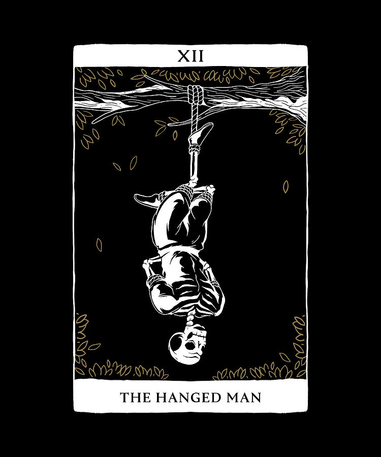 The Hanged Man Tarot Card T Digital Art By P A Fine Art America