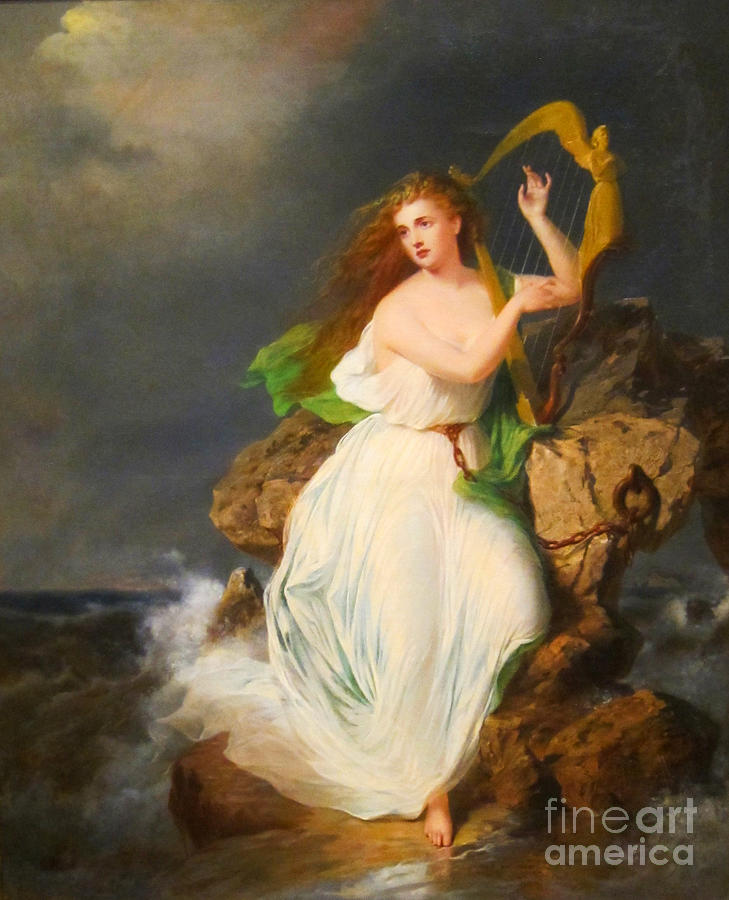 The Harp of Erin 1867 Irish Celtic Mythology Heritage and Pride Painting by Peter Ogden