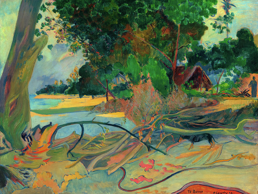 The Hibiscus Tree, 1892 Painting by Paul Gauguin