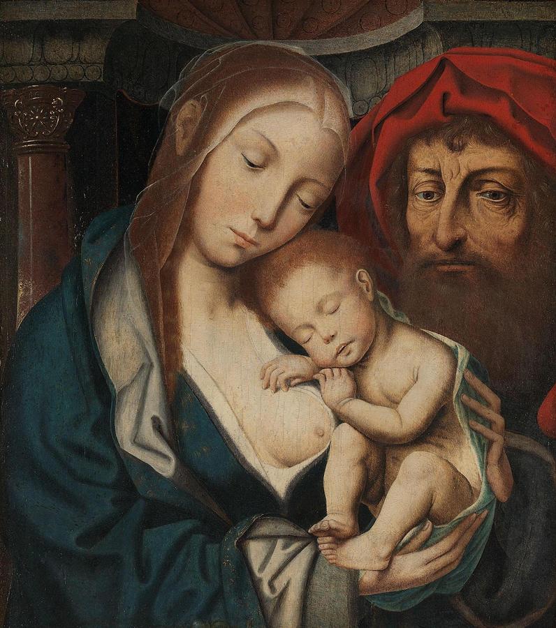 The Holy Family Drawing by Anonymous - Fine Art America