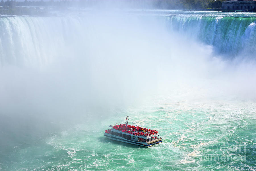 The Hornblower at Horseshoe Falls, part of the Niagara Falls #1 Photograph by Henk Meijer Photography