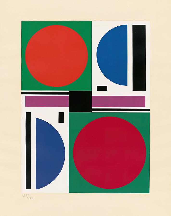 The Innovative Art of Auguste Herbin Painting by Mohamed Batni - Fine ...