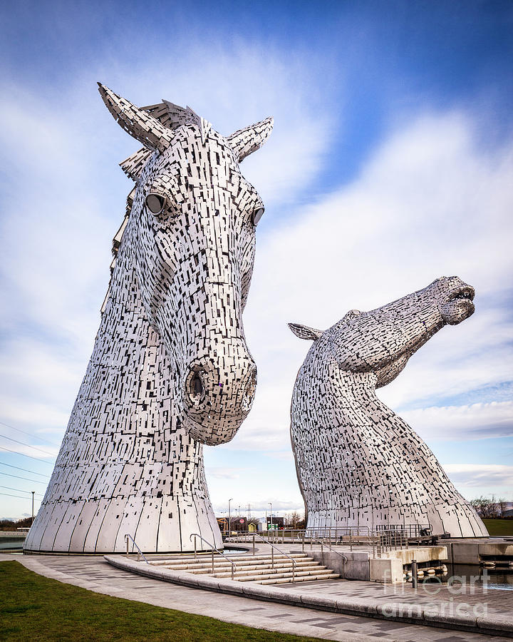 The Kelpies #1 Photograph by Colin and Linda McKie