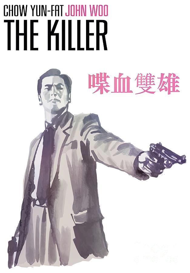 The killer Chow Yun Fat John Woo Danny Lee Painting by Oscar Robinson ...