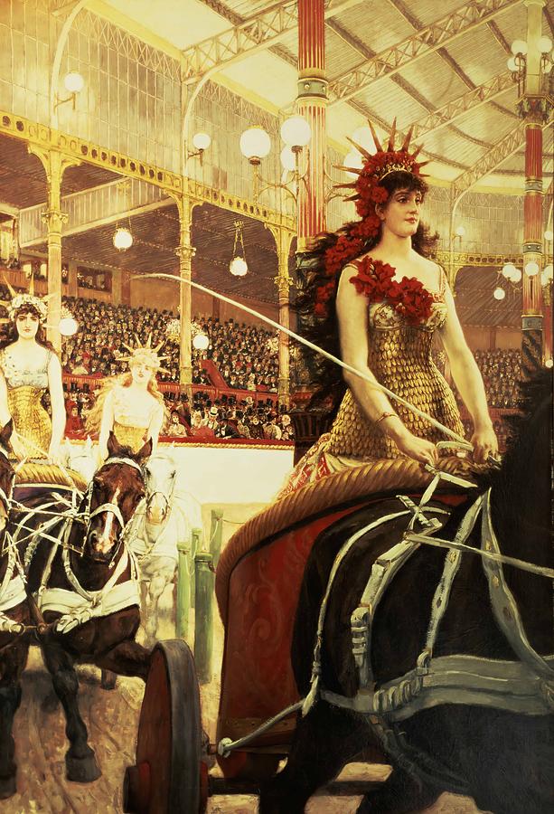Car Painting - The Ladies of the Cars  #1 by James Tissot