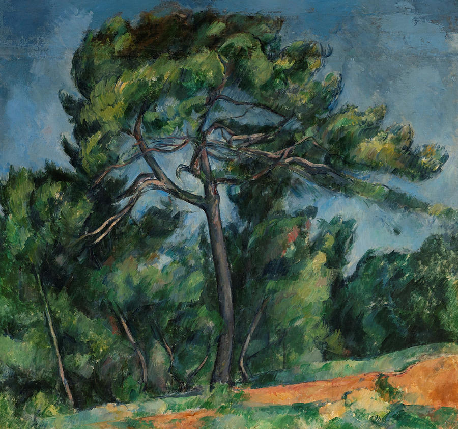 The Large Pine, 1890-1896 Painting by Paul Cezanne