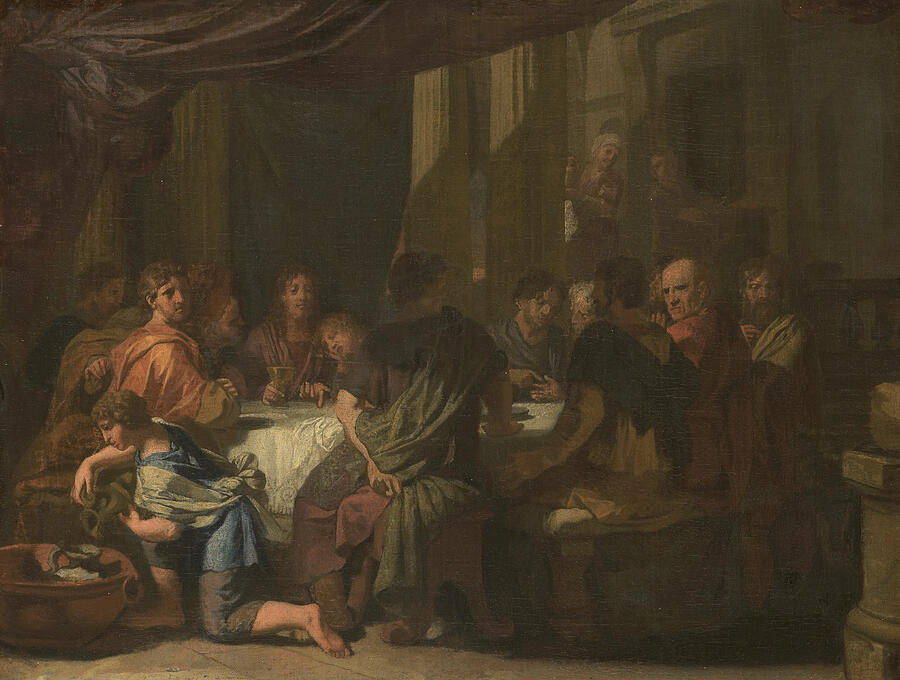 The Last Supper #1 Painting by Gerard de Lairesse
