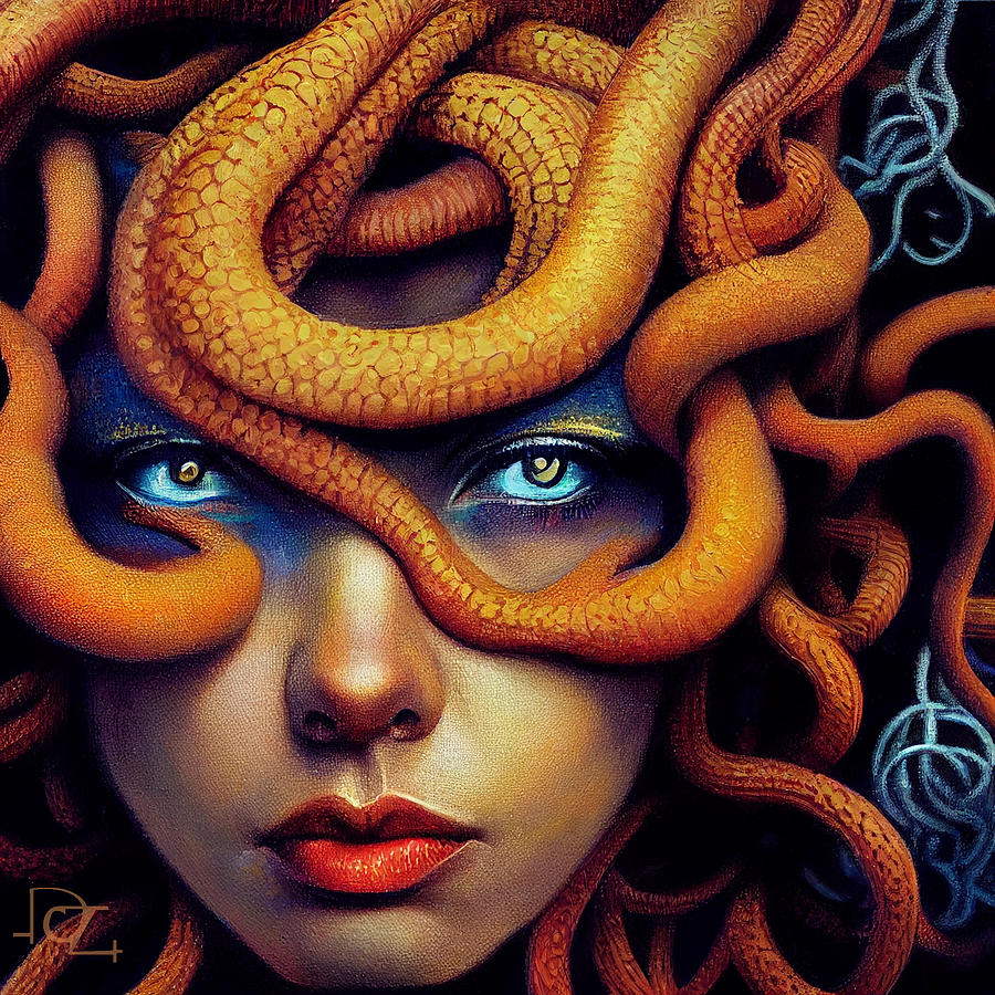 THE legend OF MEDUSA Digital Art by Donia - Fine Art America