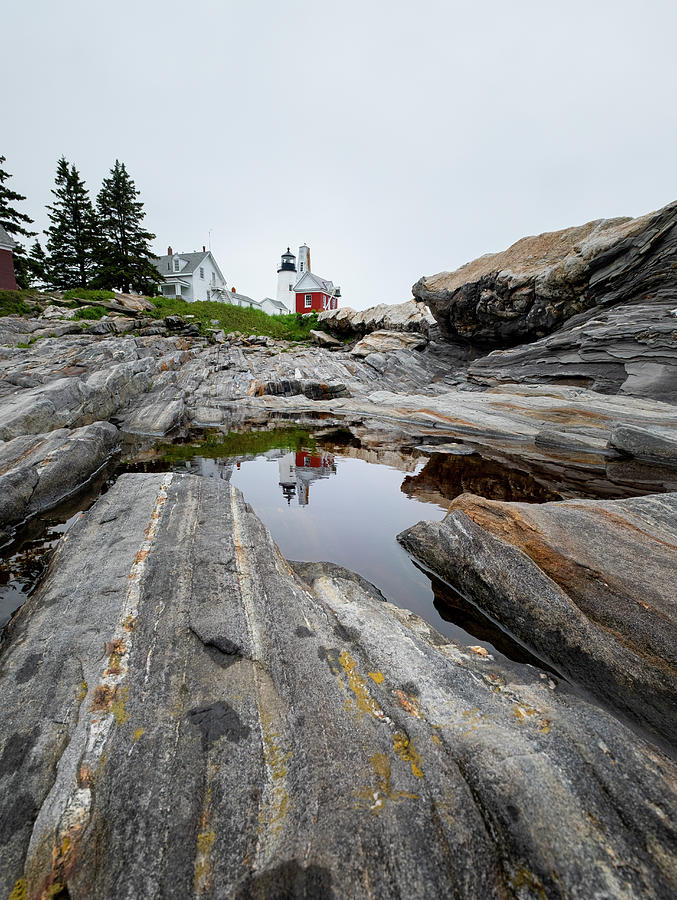 The Lighthouse At Pemaquid Point Photograph By Mark Wiley - Pixels