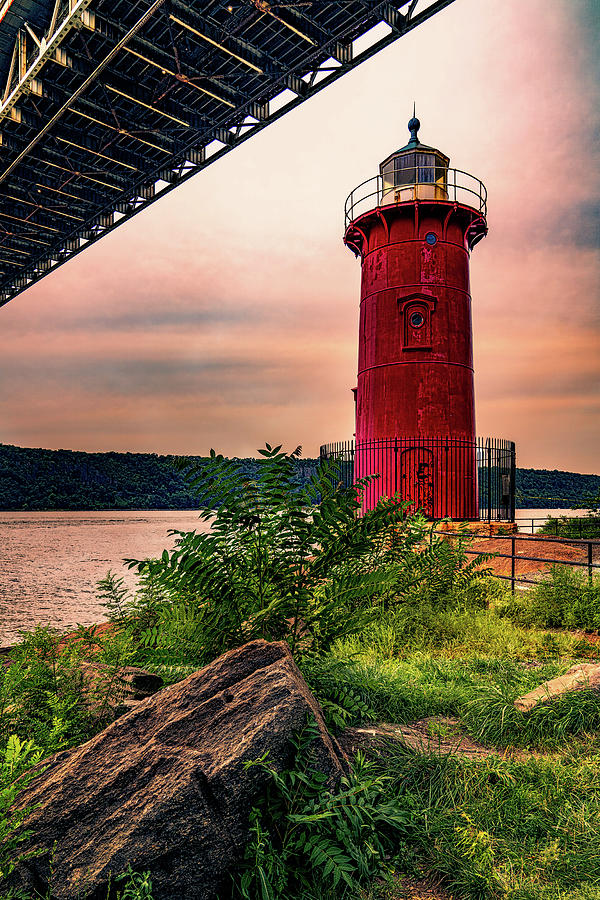 The Little Red Lighthouse Photograph by Chris Lord
