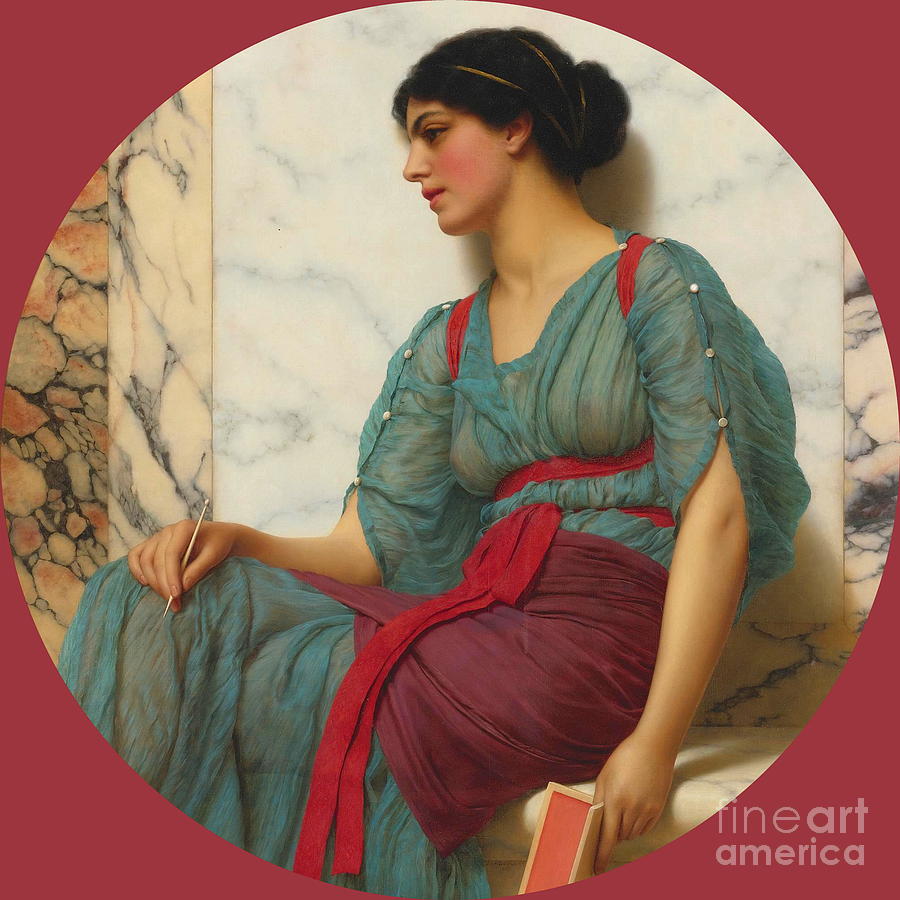 The love letter #1 Painting by John William Godward