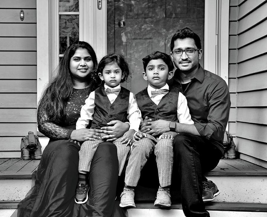 The M. Kumar Family Photograph by Monika Salvan