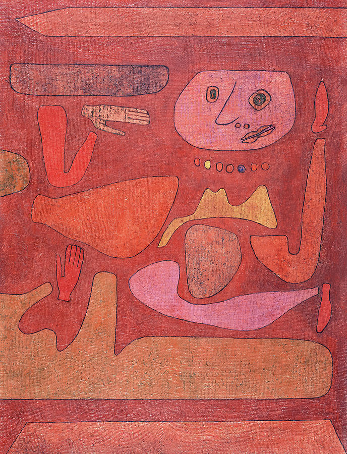 The Man Of Confusion By Paul Klee Painting