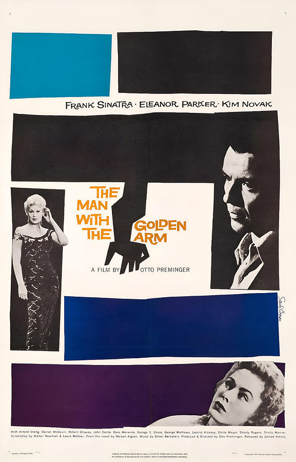 The Man with The Golden Arm 1955 Digital Art by Movie Poster Fine