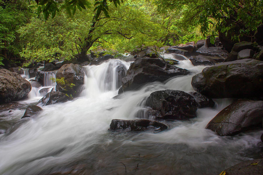 The milky waterfall Photograph by Ameya M - Pixels