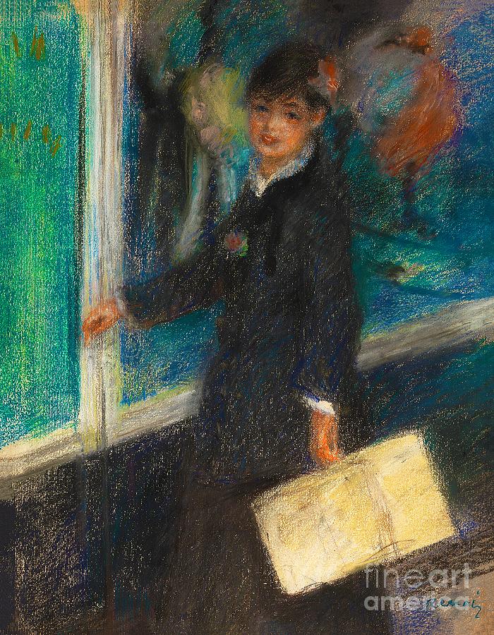 The Milliner #1 Painting by Pierre-Auguste Renoir