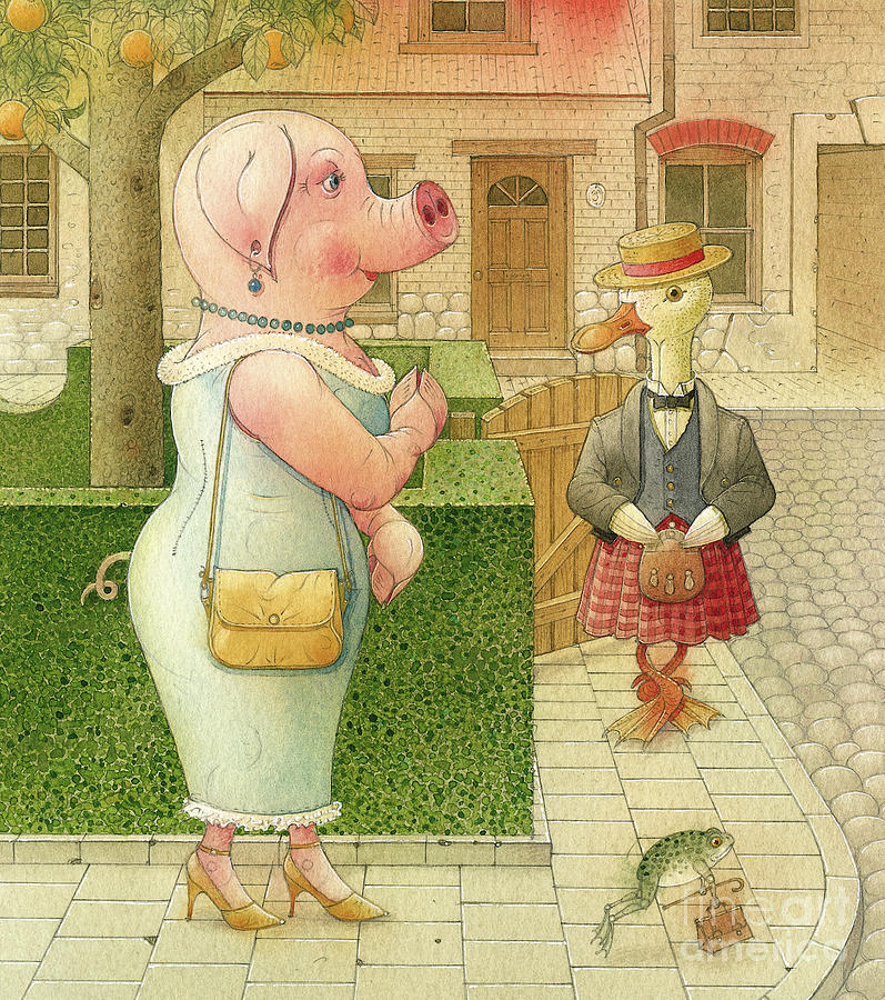 The Missing Picture18 #1 Drawing by Kestutis Kasparavicius