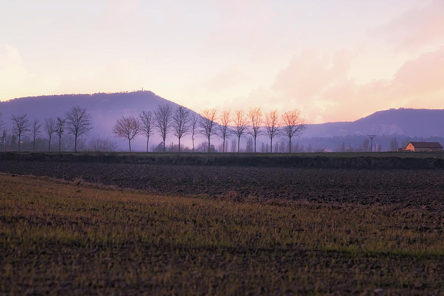The mist settles in the valley after sunset #1 Photograph by Jordi Carrio Jamila