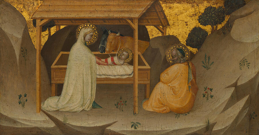 The Nativity by Puccio di Simone The Nativity by Puccio di Simone