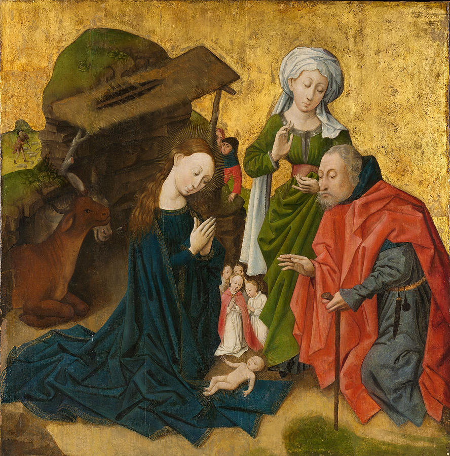 The Nativity  #2 Painting by South Netherlandish Painter