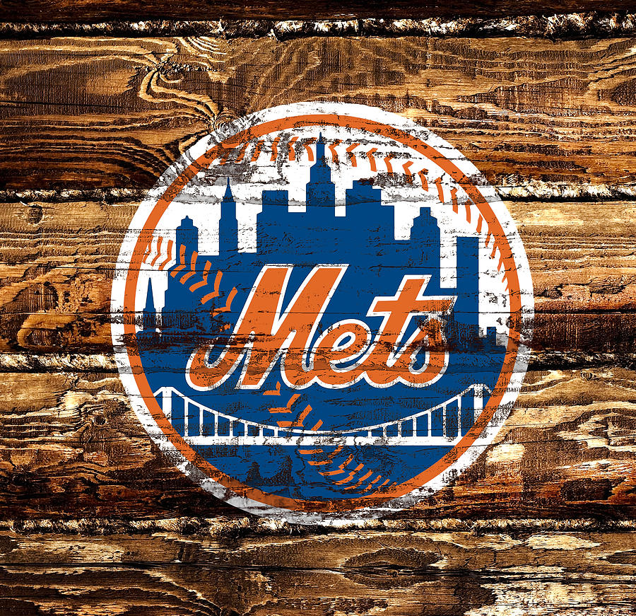The New York Mets  #2 Mixed Media by Brian Reaves