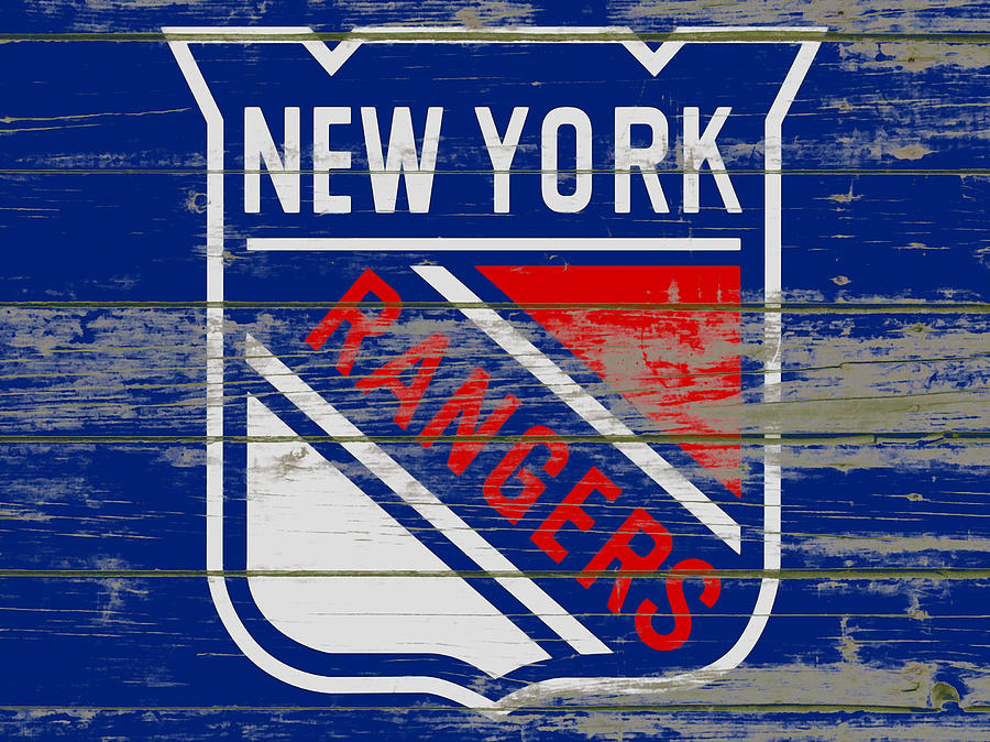 New York Rangers Mixed Media - The New York Rangers  #2 by Brian Reaves