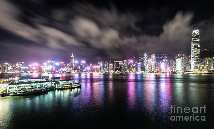 The nights of Hong Kong #1 Photograph by Didier Marti