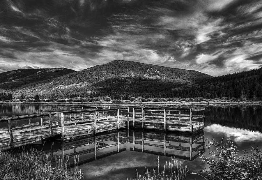 The Old Fishing Pier At Sunset Photograph by Mountain Dreams | Fine Art ...