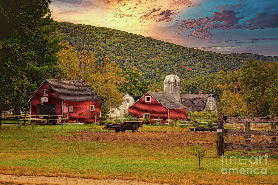 The Old Red Barn #1 Photograph by Kathy Baccari