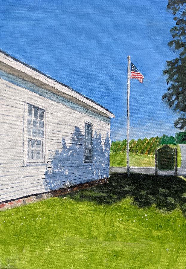 The Old Township Hall #2 Painting by Deborah Bergren