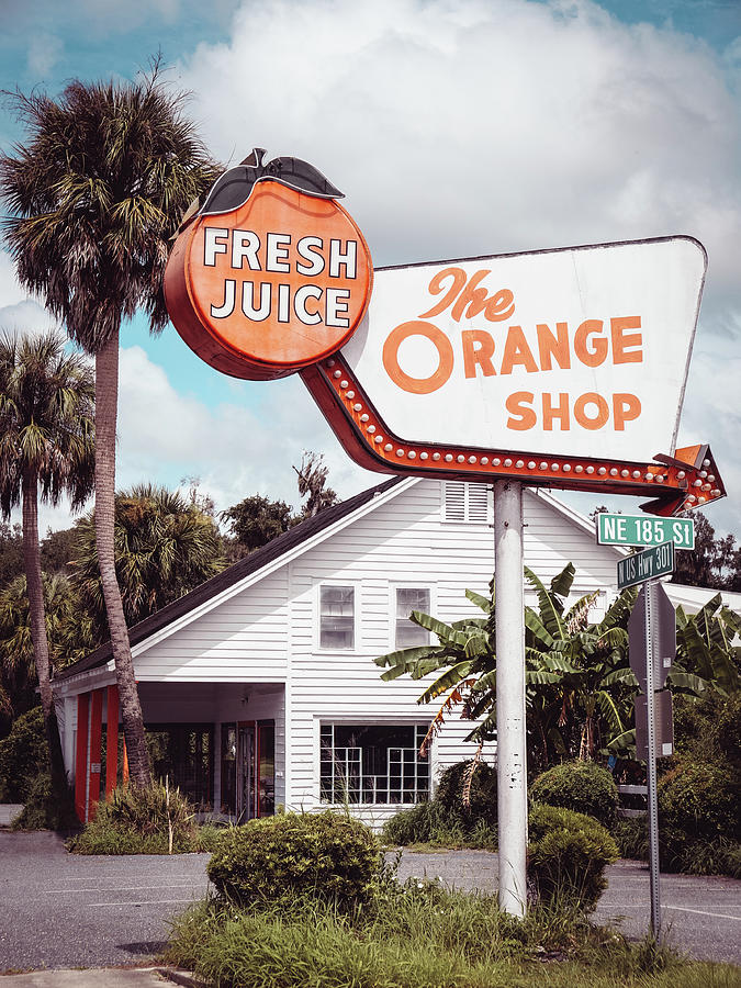 The Orange Shop on Highway 301 in Florida #1 Photograph by Dawna Moore Photography