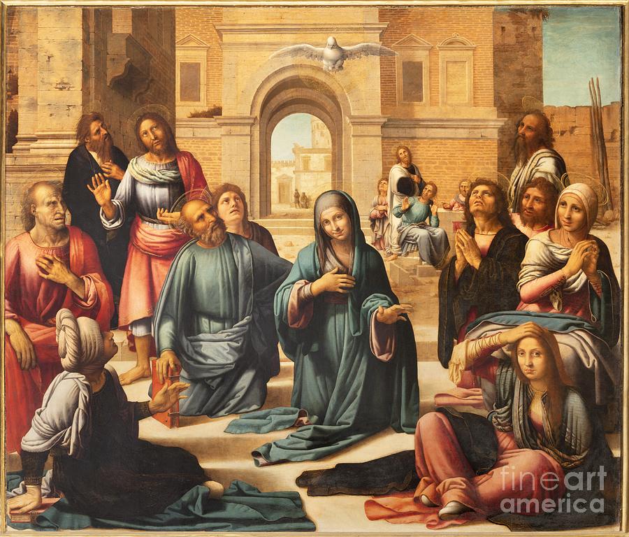 The painting of Pentecost #1 Photograph by Jozef Sedmak - Fine Art America