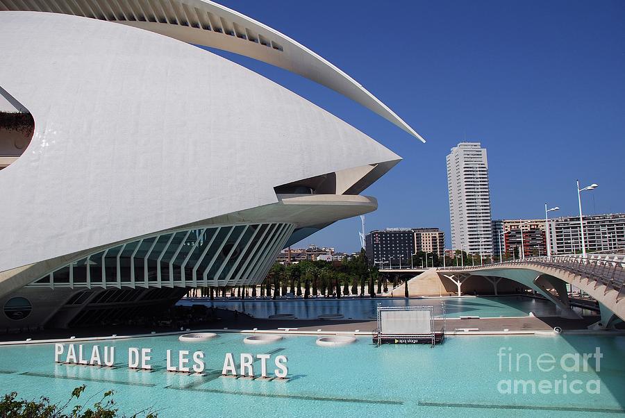 The Palau de les Arts in Valencia #1 Photograph by David Fowler