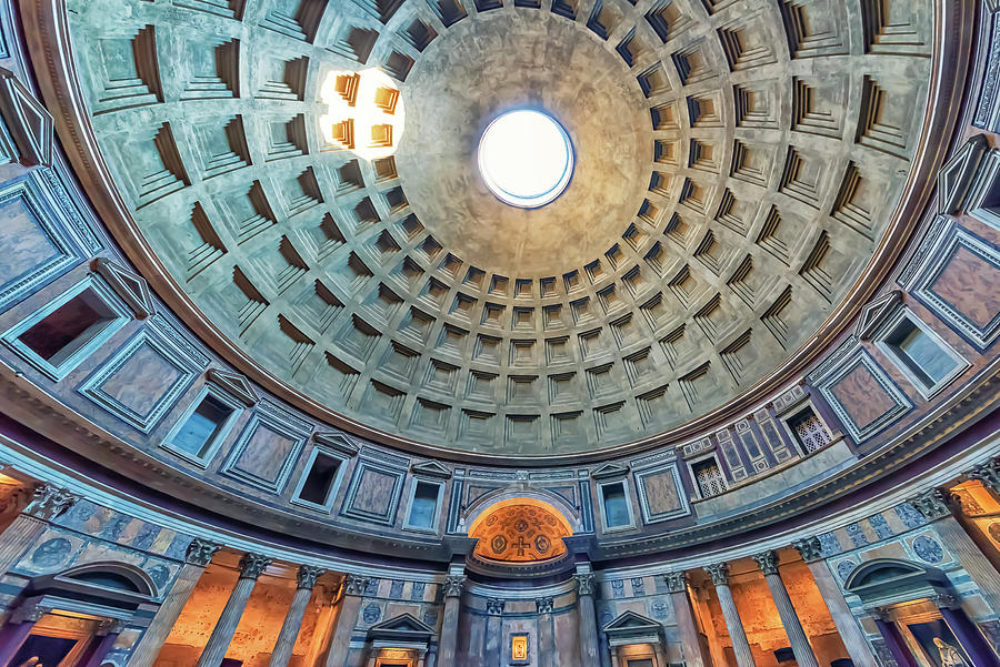 Architecture Photograph - The Pantheon #1 by Manjik Pictures